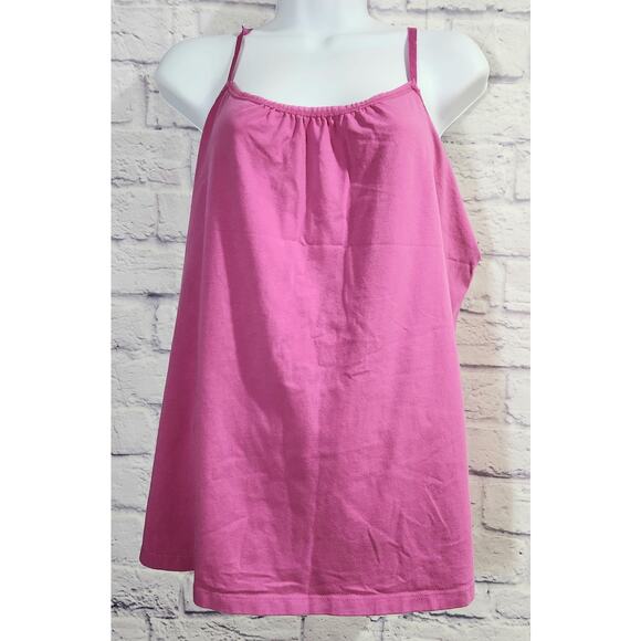 Lane Bryant Purple Adjustable Spaghetti Strap Tank Top 18 20 Lightweight Soft - Picture 1 of 4
